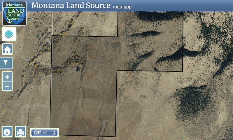 Bridger Foothills Ranch map image