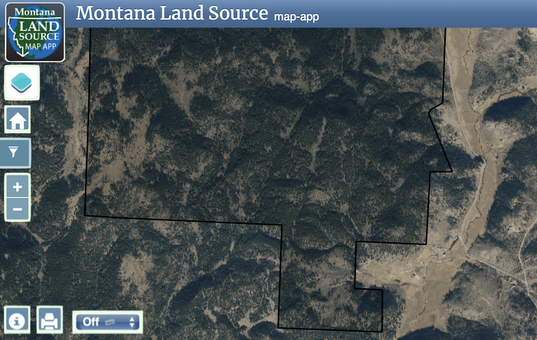 Brown's Gulch Elk Haven map image