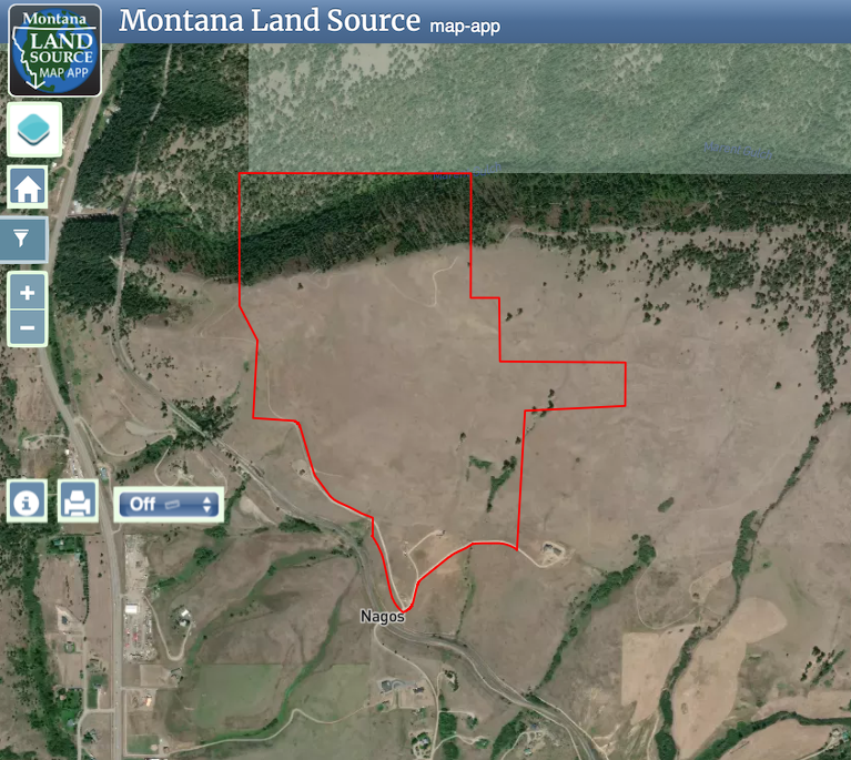 Browtine Ranch map image