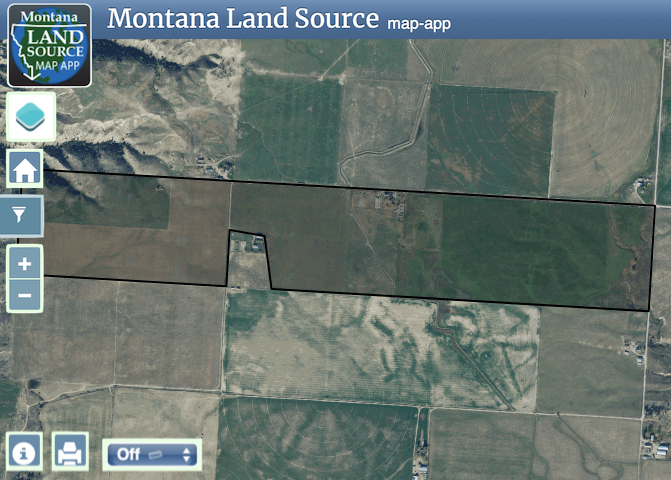 Buffalo Bend Ranch map image
