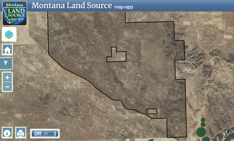 Buffalo Creek Ranch map image