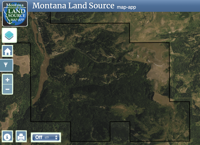Buffalo Creek Ranch map image