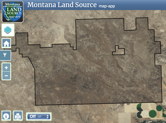 Buffalo Creek Ranch map image