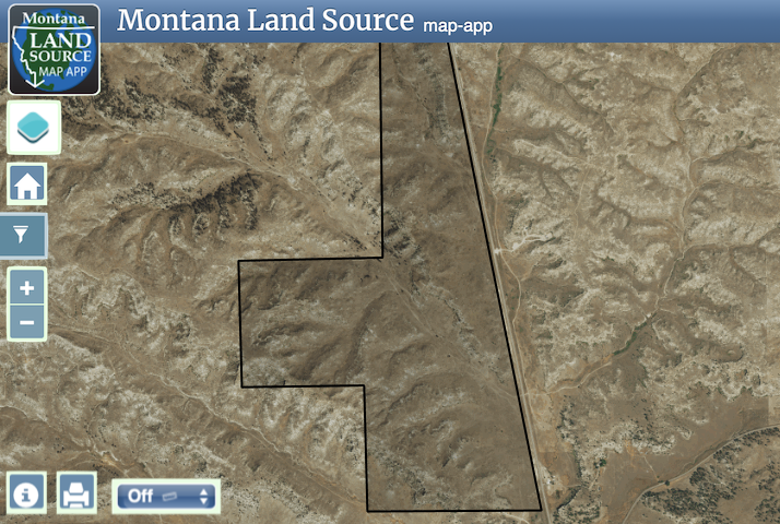 Bull Mountain Pasture - North map image