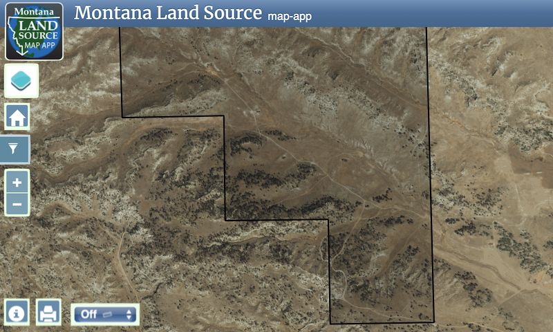 Bull Mountain Pasture - West map image