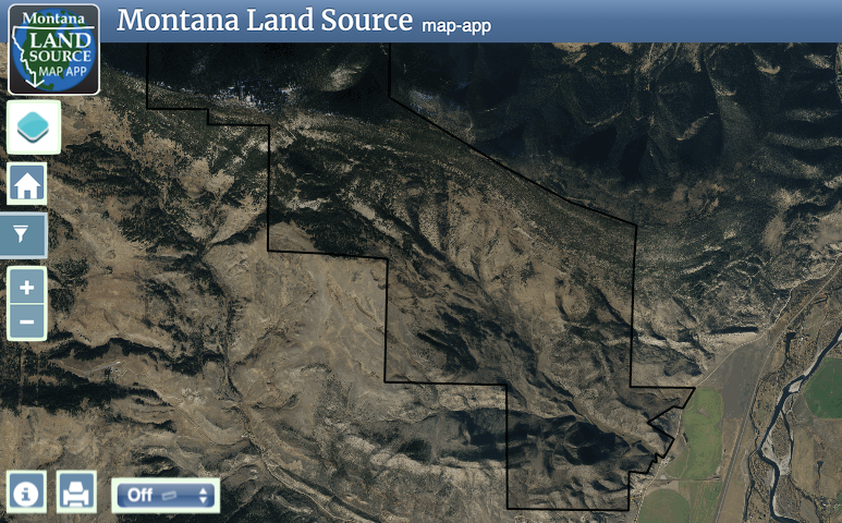 Bullis Creek Ranch map image