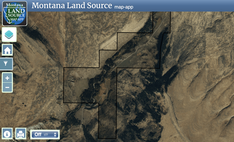 Burnt Leather Ranch - Steen Place Headquarters map image