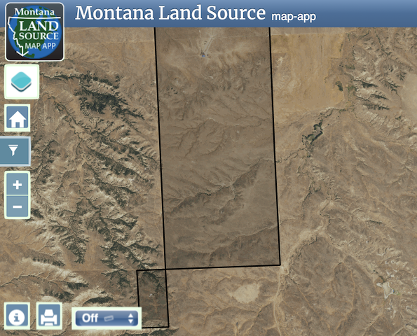 Butte Creek Road Pasture map image