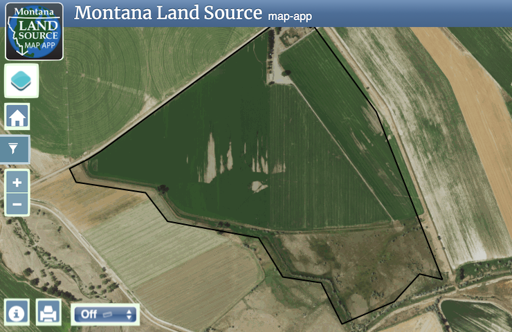 CB Route Irrigated Farm map image