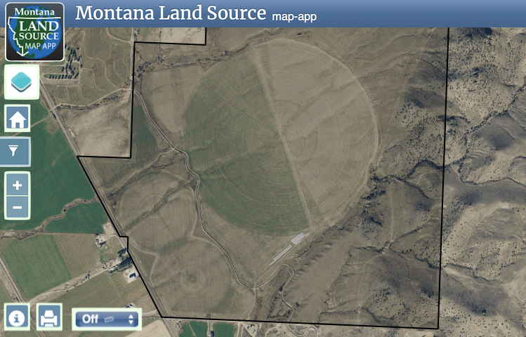 C Bar Three Ranch map image