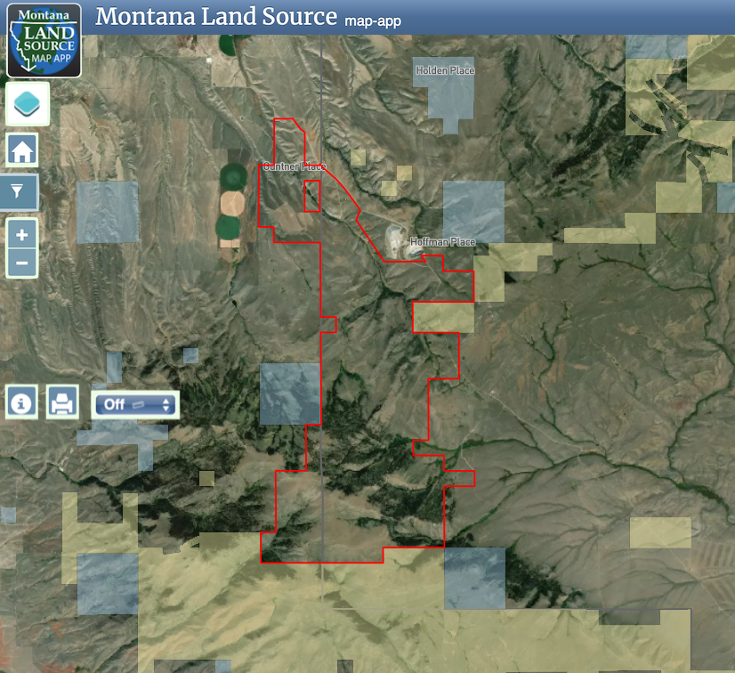 Carter Creek Ranch map image