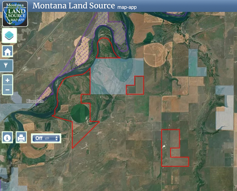 Cascade Property - 1424.25 Acres map image