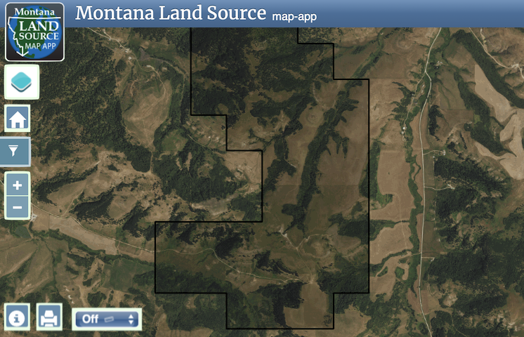 Castle Butte Ranch map image