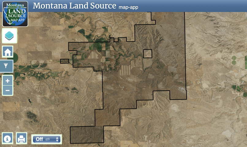 Central Montana Masterpiece map image