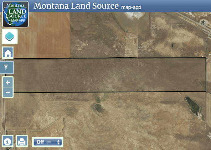 Clark Ranch Auction - Parcels 3, 4, 5 map image