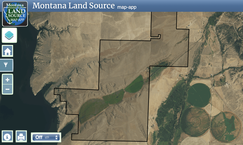 Confederate Gulch Ranch map image