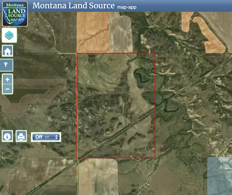 Corral Creek Acreage map image