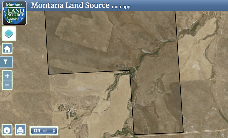 Cottonwood Creek Ranch map image