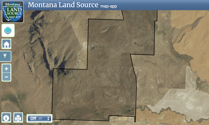 Crown Butte Pasture map image