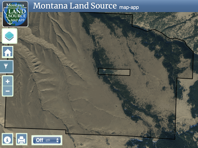 Deer Lodge Mountain Ranch map image