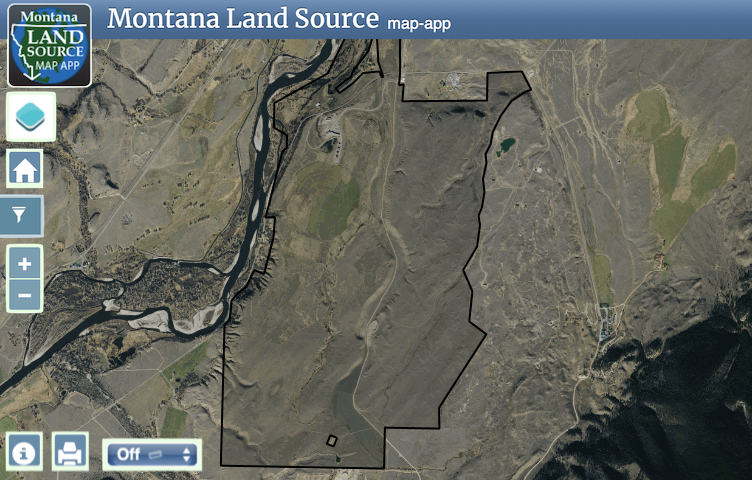 Diamond B - River Ranch map image