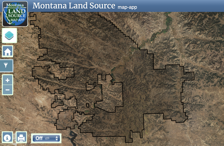 Diamond Cross Ranch map image