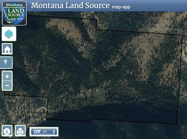 Donovan Creek Road map image