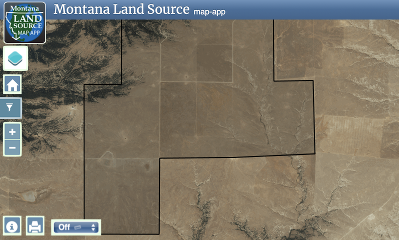 East Fork Ranch map image
