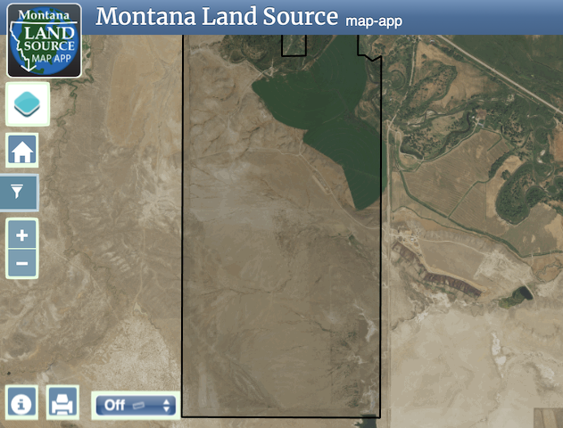 Eklund Ranch - Musselshell River Haven map image