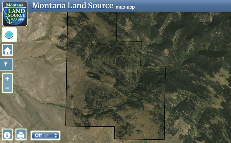 Elk Peak Ranch map image