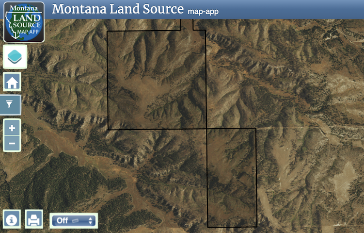 End of the Road Ranch map image