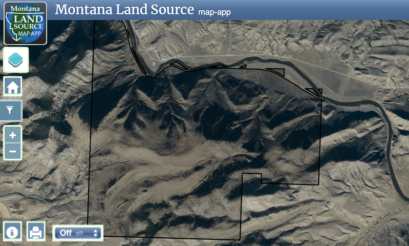 Exceptional Property Bordering BLM map image