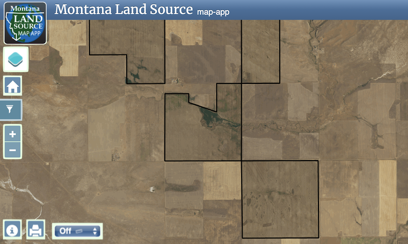 Farmland Northwest of Molt map image