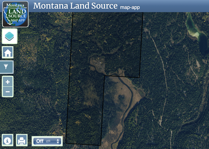 Fatty Creek Road map image