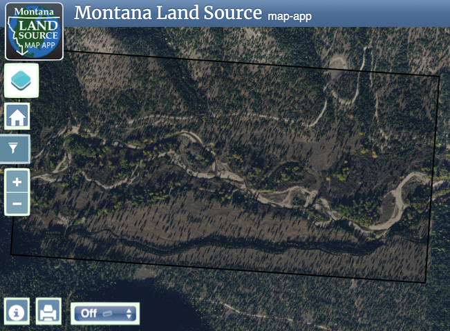 Fish Creek WMA Addition map image