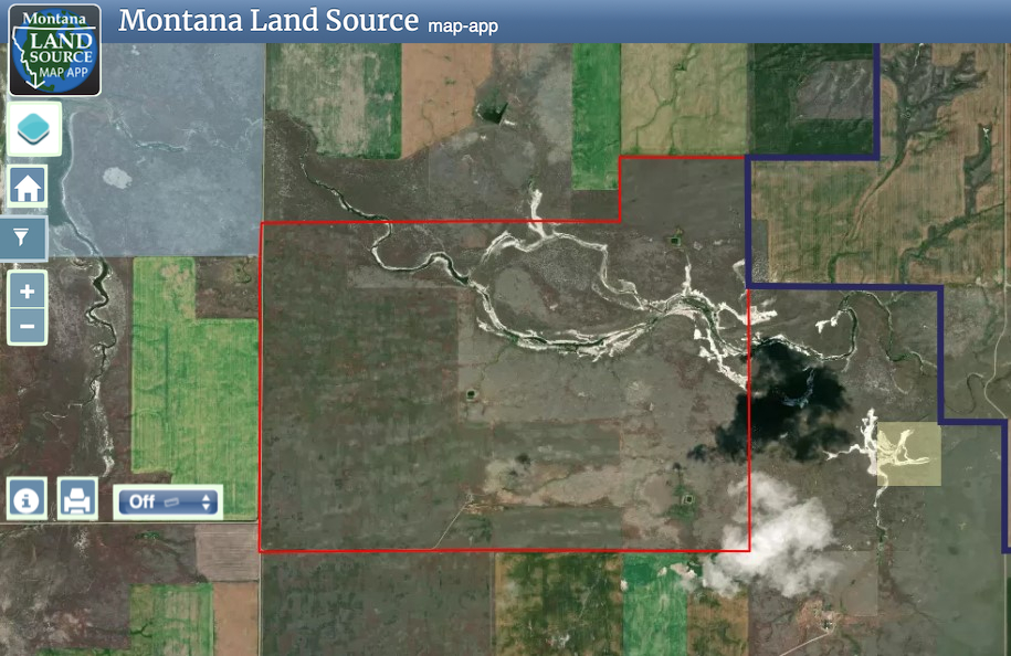 Flat Creek Road map image