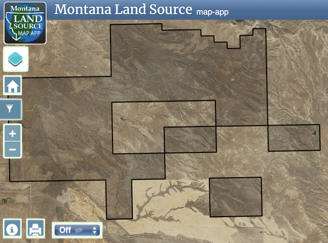 Flycreek Ranch map image