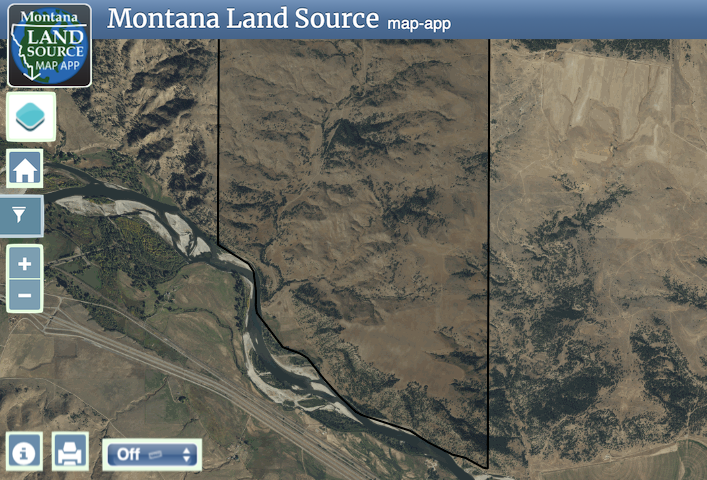Fraser Hereford Ranch map image