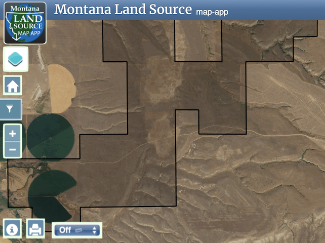 Fromberg Ranch map image