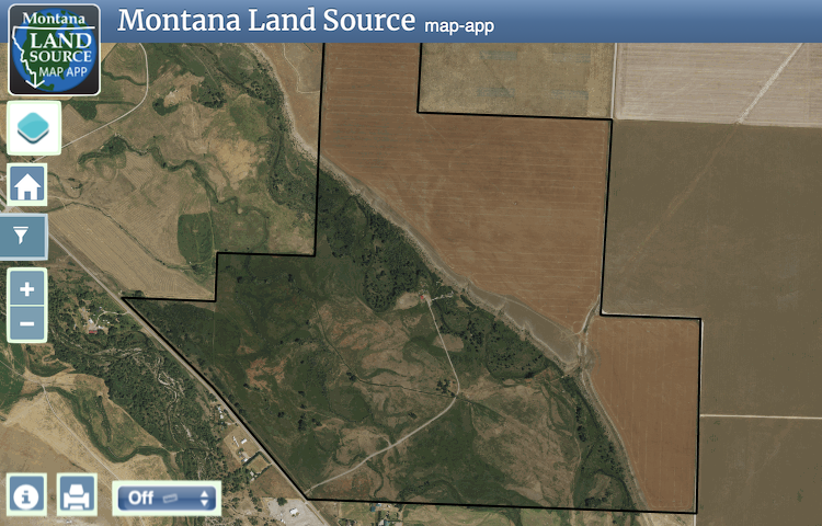 Glen Willow Ranch map image