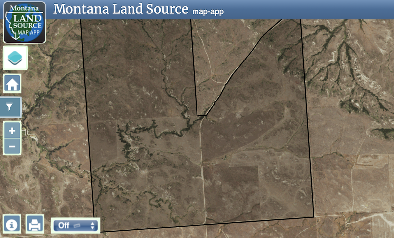 Golden Valley Ranch - additional 2200 acres map image