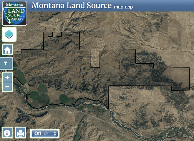 Hobble Diamond Ranch - South Unit map image