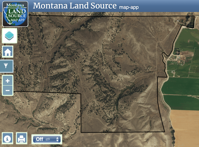 Horse Thief Canyon Ranch map image
