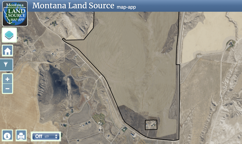 Hwy 287 map image