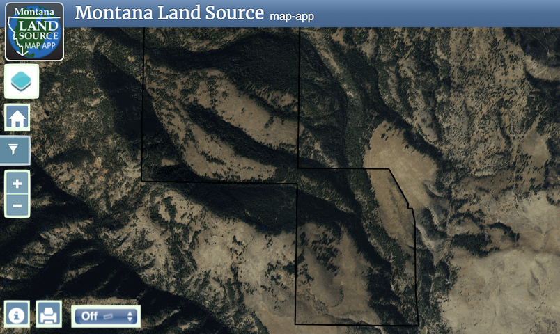 Hyalite Creek Ranch map image