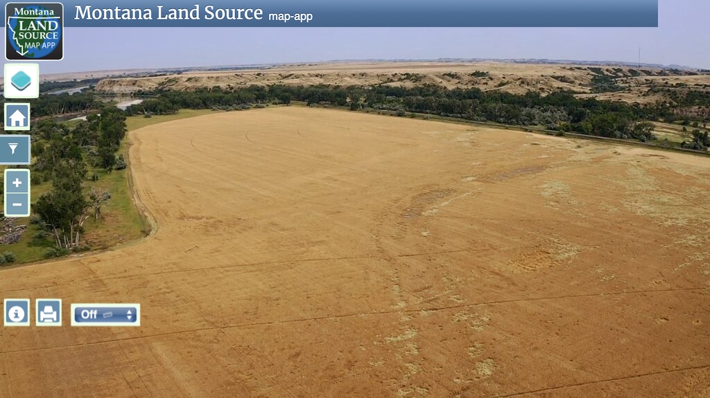 Yellowstone Pivot Farm map image