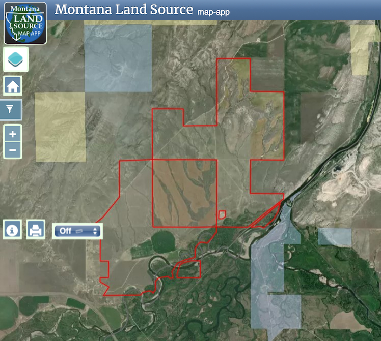 Jefferson River Legacy Ranch map image