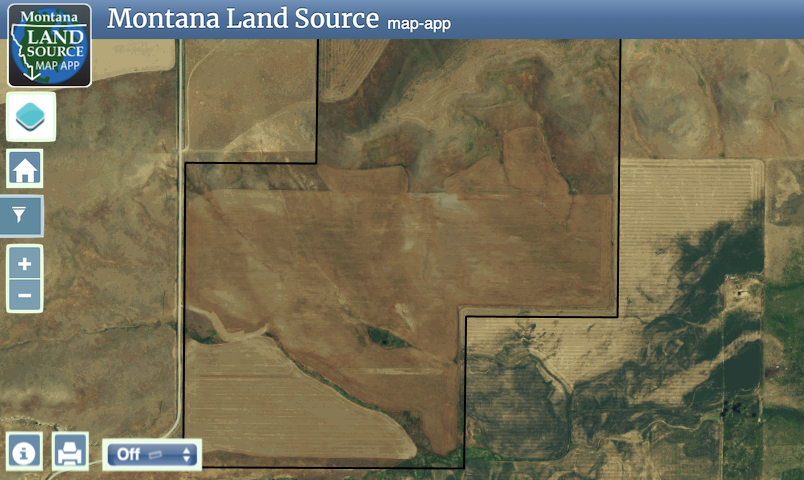 Judith Basin Farmland map image