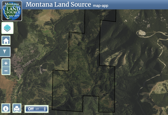 Judith Mountain Hunting Ranch map image