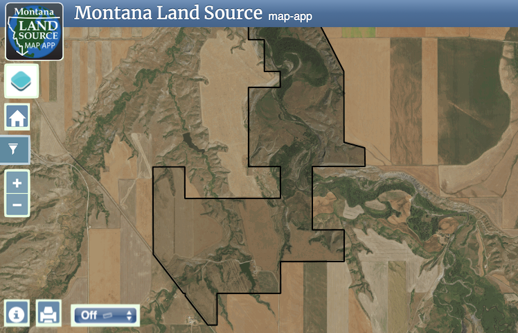 Judith River Cast and Blast Ranch map image
